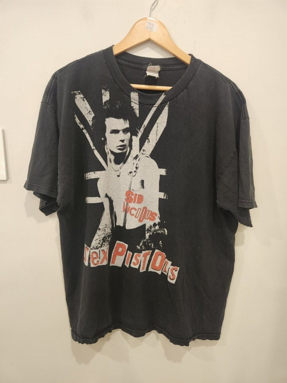 Vintage Sex Pistols Sid Vicious Shirt Mens XL Faded Punk Rock Band Tee Fader